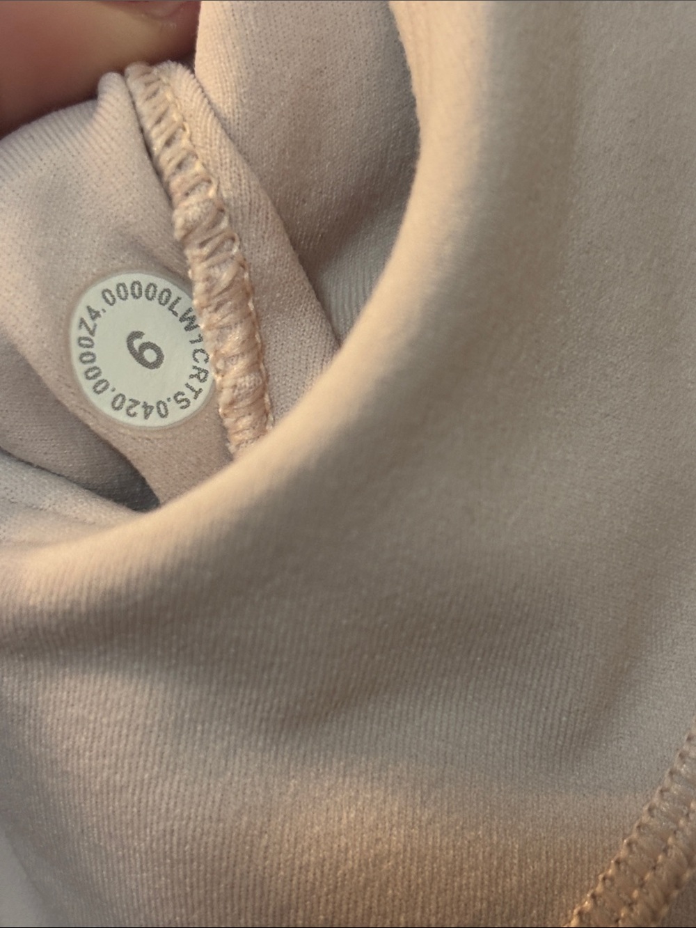 Lululemon Neutral Blush Cropped Tank Top - Picture 6 of 6